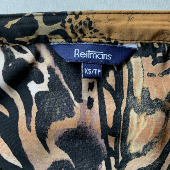 Reitmans Animal Print Tunic Size X-Small - Picture 2 of 9